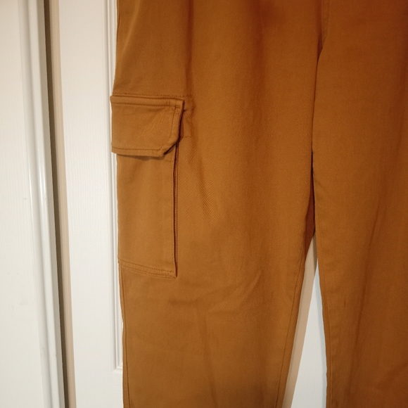 NEW Joe’s Jeans The Precious Cropped Cargo straight leg brown pants Sz 33/ 16 - Picture 5 of 10
